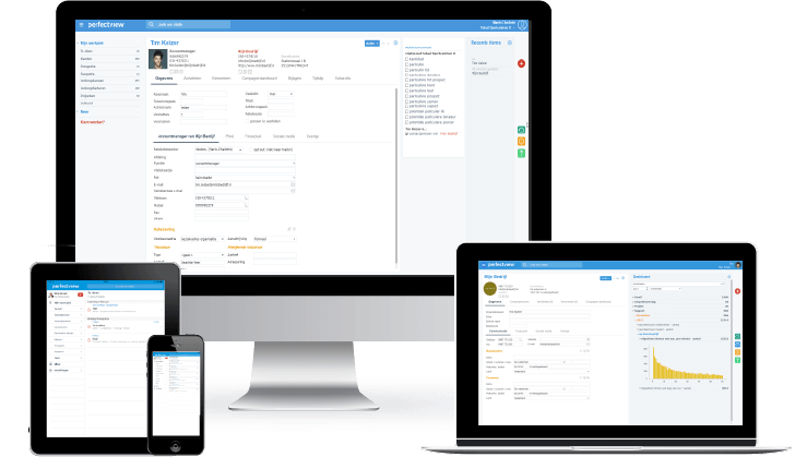 PerfectView Altijd Toegang tot je Salesfunnel PerfectView CRM Online